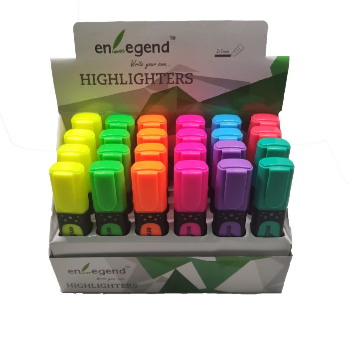 Σταντ 24 τμχ μαρκαδόρων υπογράμμισης neon 8 χρωμάτων