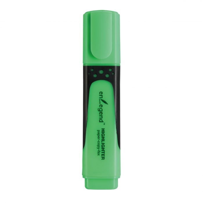 Μαρκαδόρος υπογράμμισης με grip πράσινος neon