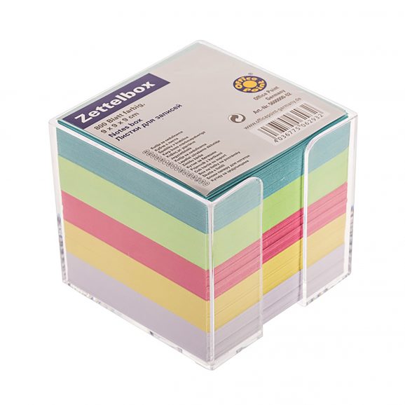 Κουτί 800 φύλλων σημειώσεων, 10Χ10, χρωματιστών