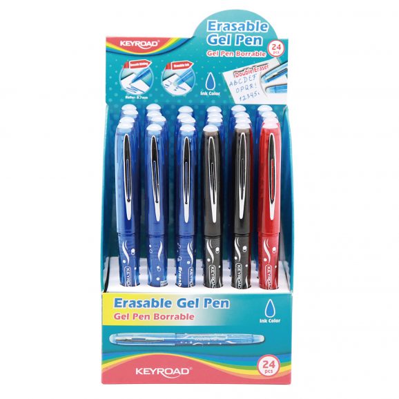 Στυλό 0,7 Gel erasable mix 3 χρωμ. 24 τμχ