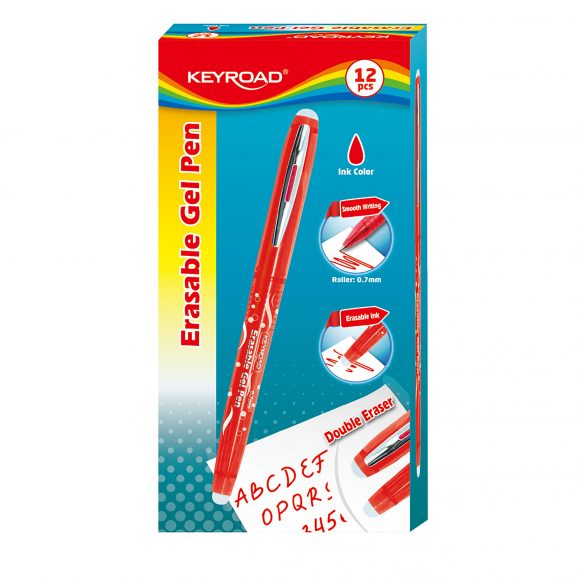 Στυλό 0,7 Gel erasable κόκκινο 12 τμχ