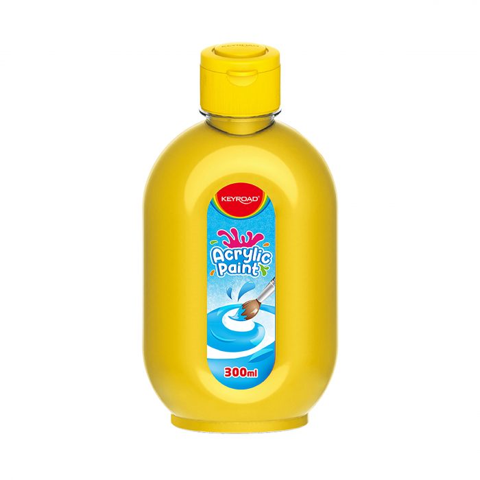Μπουκάλι Ακρυλικό 300ml κίτρινο