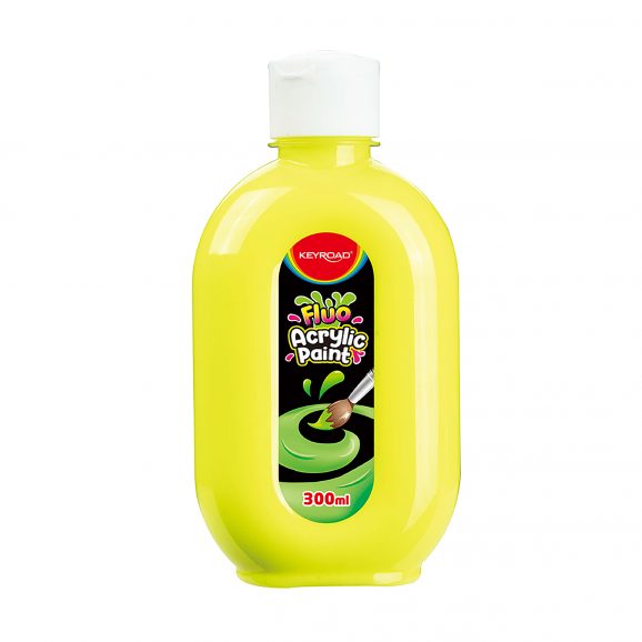Μπουκάλι Ακρυλικό 300ml neon κίτρινο