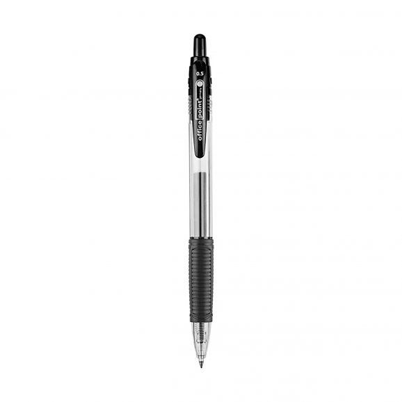 Στυλό klicker Gel 0,5 μαύρο GS-672