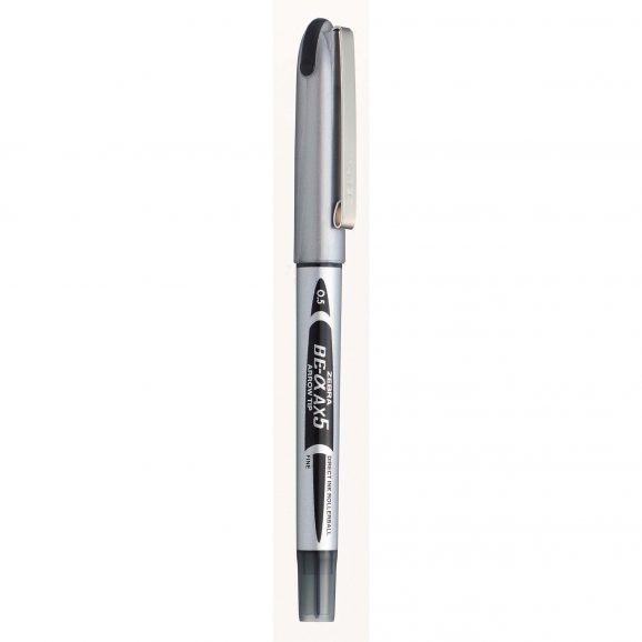 Στυλό Zebroller AX-5 silver 0.5mm μαύρο