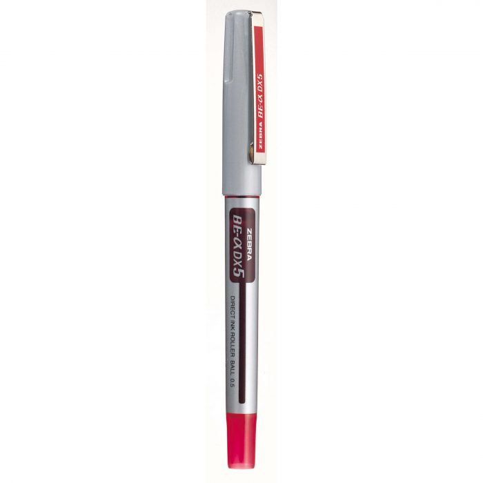 Στυλό Zebroller DX-5 silver 0.5mm κόκκινο