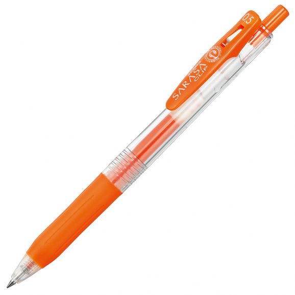 Στυλό gel Sarasa Clip Gel 0.5mm κόκκινο-πορτοκαλί