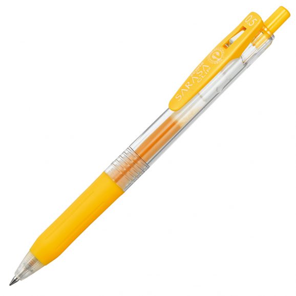 Στυλό gel Sarasa Clip Gel 0.5mm κίτρινο